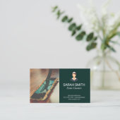 Zuhause Cleaner | Maid | Bodenreinigung Visitenkarte (Stehend Vorderseite)