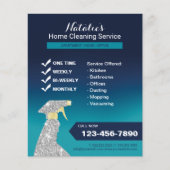 Zuhause Clearing House Behaltend Service Ocean Blu Flyer (Vorne)