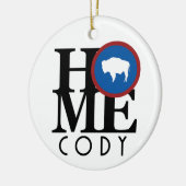 ZUHAUSE Cody Wyoming Keramik Ornament (Links)