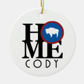 ZUHAUSE Cody Wyoming Keramik Ornament (Vorne)