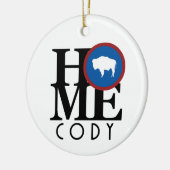 ZUHAUSE Cody Wyoming Keramik Ornament (Links)