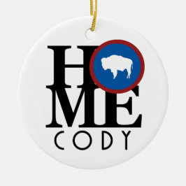 ZUHAUSE Cody Wyoming Keramik Ornament