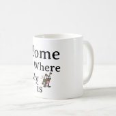 Zuhause Coffee Tasse (VorderseiteRechts)