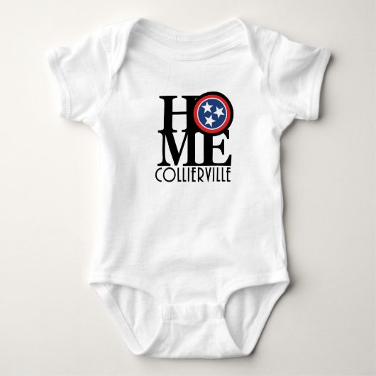 ZUHAUSE Collierville Baby Strampler (Vorderseite)