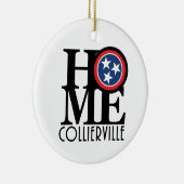 ZUHAUSE Collierville Keramik Ornament (Rechts)