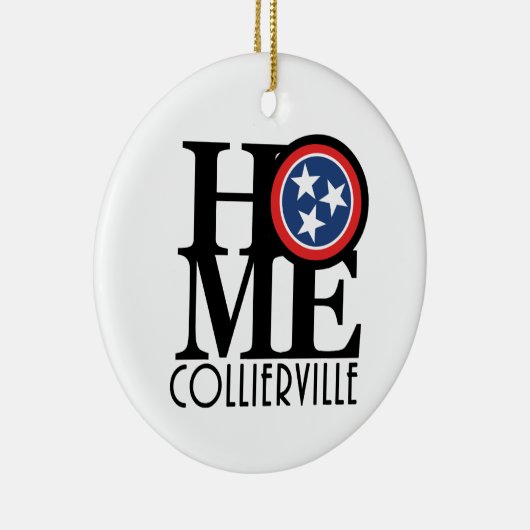 ZUHAUSE Collierville Keramik Ornament (Rechts)