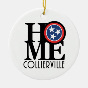 ZUHAUSE Collierville Keramik Ornament