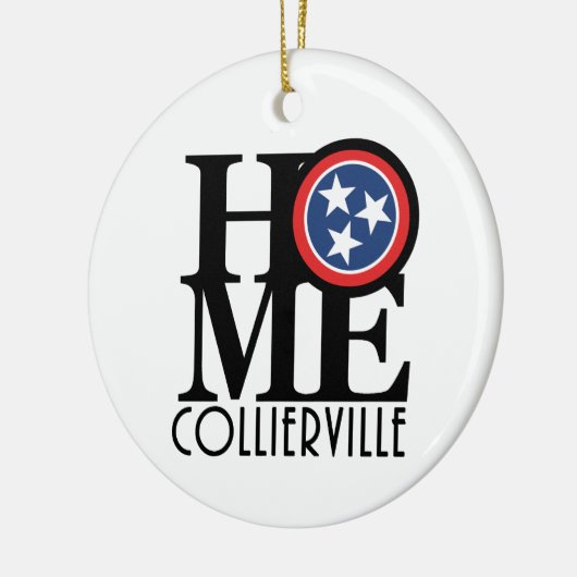 ZUHAUSE Collierville Keramik Ornament (Links)