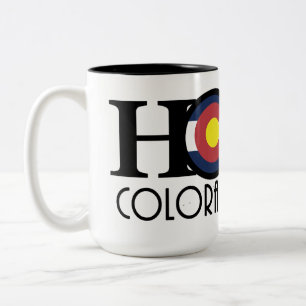 ZUHAUSE Colorado Springs 15 oz Zweifarbige Tasse