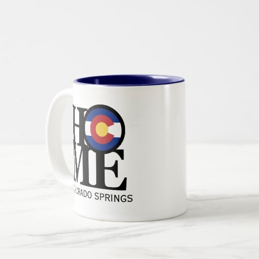 ZUHAUSE Colorado Springs Tasse (Vorderseite Links)