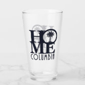 ZUHAUSE Columbia South Carolina Glas (Rückseite)