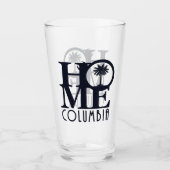 ZUHAUSE Columbia South Carolina Glas (Vorderseite)