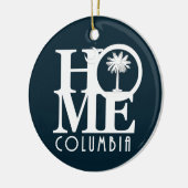 ZUHAUSE Columbia South Carolina Keramik Ornament (Links)