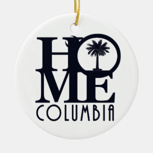 ZUHAUSE Columbia South Carolina Keramik Ornament