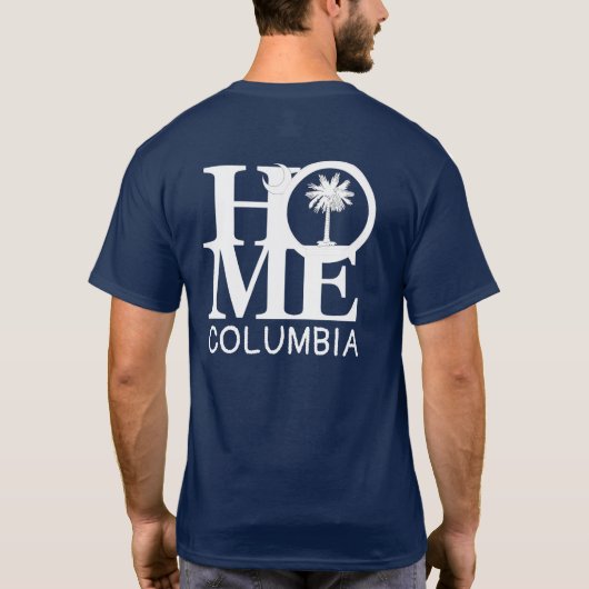 ZUHAUSE Columbia South Carolina (Rückseite) T-Shirt (Rückseite)