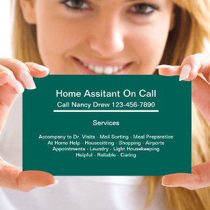 Zuhause Companion Business Cards Visitenkarte