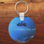 Zuhause Connecticut Schlüsselanhänger (Vorderseite)