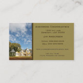 Zuhause Construction Business Card - Olivenöl Visitenkarte (Vorderseite)