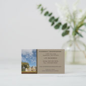 Zuhause Construction Business Card - Taupe Visitenkarte (Stehend Vorderseite)