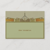 Zuhause Construction Business Card Visitenkarte (Rückseite)