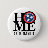 ZUHAUSE Cookeville Tennessee Button (Vorderseite)