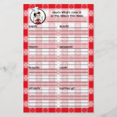 Zuhause-Cookie' Benutzerdefinierter Menüplaner (Vorderseite)