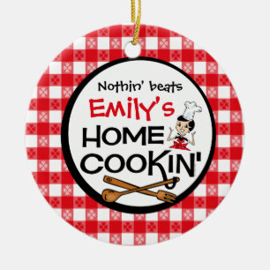 Zuhause Cookin personalisierte Verzierung Keramik Ornament