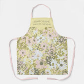 Zuhause Cooking Schürze Blush Butter Blumendesign (Vorderseite)