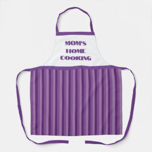 Zuhause Cooking Schürze der einfachen Lila Stripe 