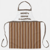 Zuhause Cooking Schürze der Mama mit braunem Strei (Vorderseite)