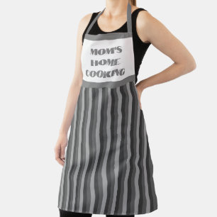 Zuhause Cooking Schürze der Mama mit grauem Streif