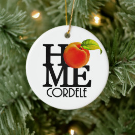 ZUHAUSE Cordele Georgia Keramik Ornament