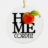 ZUHAUSE Cordele Georgia Keramik Ornament (Vorne)