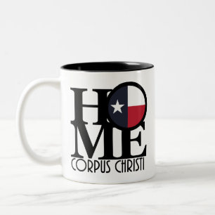 ZUHAUSE Corpus Christi 11oz Zweifarbige Tasse
