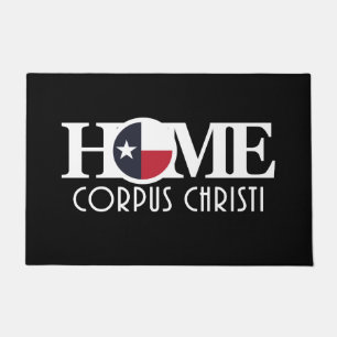 ZUHAUSE Corpus Christi Texas Fußmatte
