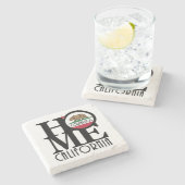 ZUHAUSE Corralitos Steinuntersetzer (Seitenansicht)