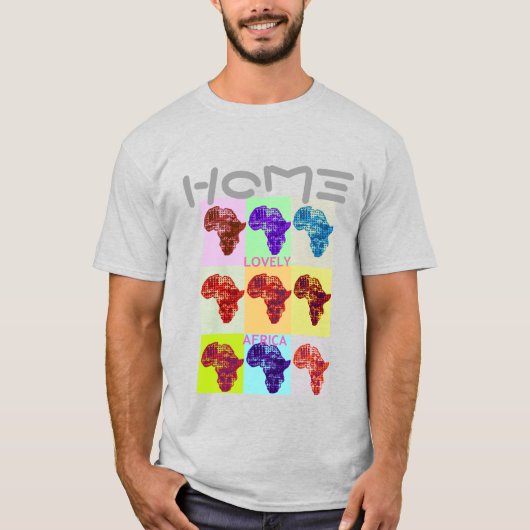 Zuhause Country LOVELY AFRICA T-Shirt (Vorderseite)