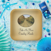Zuhause Country Roads - Paper Plate Pappteller (Party)