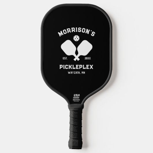 Zuhause Court Pickleball Paddle (Rückseite)