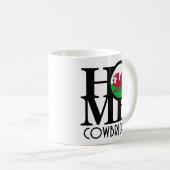 ZUHAUSE Cowbridge Wales 11oz Kaffeetasse (VorderseiteRechts)