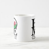 ZUHAUSE Cowbridge Wales 11oz Kaffeetasse (Mittel)