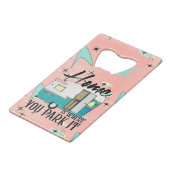 Zuhause Credit Card Flaschenöffner (Vorderseite Schrägansicht)