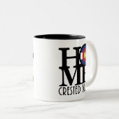 ZUHAUSE Crested Butte 11oz Zweifarbige Tasse (VorderseiteRechts)