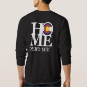ZUHAUSE Crested Butte (Rückseite) Sweatshirt (Rückseite)