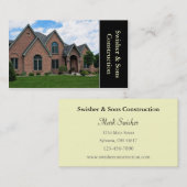 Zuhause Dachdecker oder Dachdecker Visitenkarte (Vorne/Hinten)