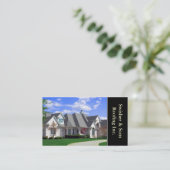 Zuhause Dachdecker oder Dachdecker Visitenkarte (Stehend Vorderseite)