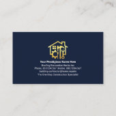 Zuhause Dachreparaturwerkzeuge Visitenkarte (Rückseite)