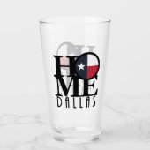 ZUHAUSE Dallas Texas Glas (Vorderseite)