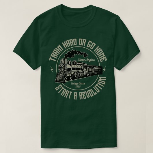Zuhause-Dampf-Motor T-Shirt (Design vorne)