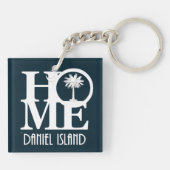 ZUHAUSE Daniel Island South Carolina Schlüsselanhänger (Rückseite)